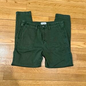 British Khaki Women's Skinny Pants - Forest Green